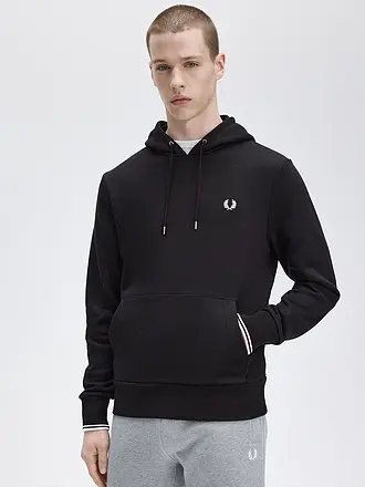 FRED PERRY | Kapuzensweater - Hoodie | schwarz